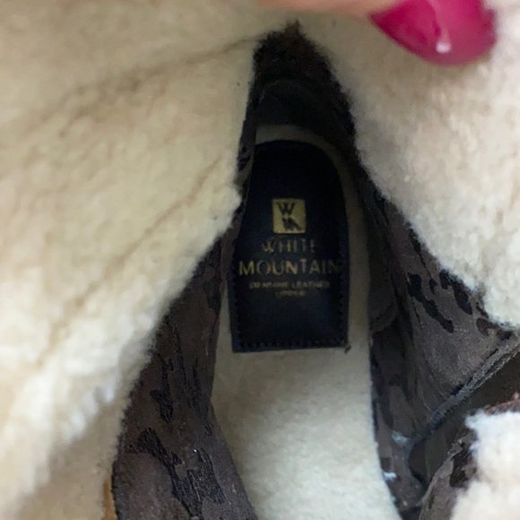 🆕White Mountain Caramel Fur Suede Leather Boots - Picture 10 of 15